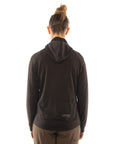 The model is 5' 8" wearing size Medium.